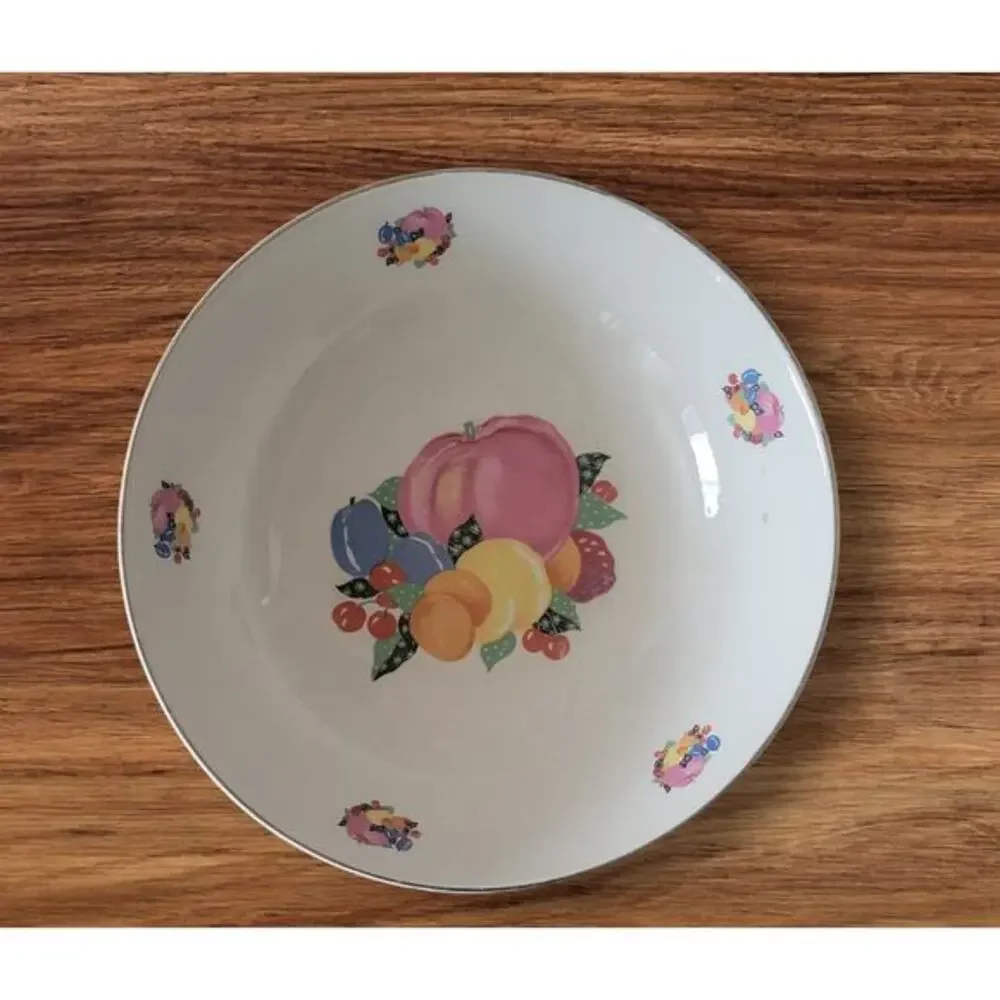 Vintage 30s Country Gentleman by Cavitt Shaw‎ WS George Large Serving Bowl